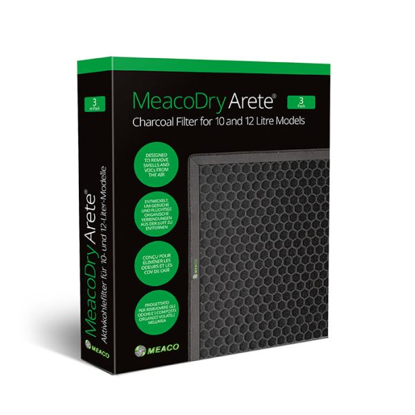 Meaco Arete One 10L 12L aktivt kullfilter emballasje